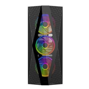 Boitier pour ordinateur fixe <span class=keywords><strong>de</strong></span> jeu, tour <span class=keywords><strong>de</strong></span> <span class=keywords><strong>pc</strong></span> robuste, ouvert à air, nouveau design <span class=keywords><strong>2022</strong></span>, qualité supérieure, rgb - Product Image 6