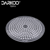 Lentilles diffuseur pour éclairage haut-bay UFO 254 LED, forme ronde de 280 mm, 120 degrés, lentille pour lampe haut-bay LED