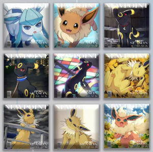 Colección de Tarjetas Magnéticas de Cerámica Magic Baby, 100 Paquetes/caja, Juguetes de la Marca Zelda Thunder Dragon Ice Wolf Dragon Ice Magnet - Product Image 4