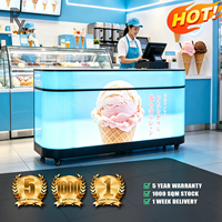 Pantalla LED para Barra de Bar Interior RX Hot Sell GOB, Cabina de DJ con Ruedas, 4K HDR10+, Garantía de 5 Años, para Centros Comerciales, Fiestas, Eventos