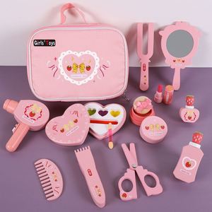 ชุดของเล่นแต่งหน้าไม้สำหรับเด็กผู้หญิง ชุดบทบาทสมมติปาร์ตี้แสนสนุก - Product Image 3