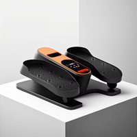 Elliptique portable électrique en ABS pour sous le bureau, entraîneur silencieux à pédales magnétiques, équipement de fitness cardio pour le bureau et la maison