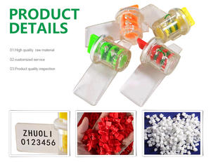 ZL-F027 Sceau inviolable en plastique à tension de fil en acier inoxydable de 16 mm, adapté aux sceaux de sécurité à torsion pour compteurs de gaz - Product Image 2