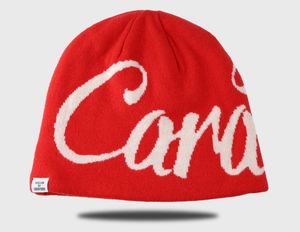 2025 chapeau d'hiver Jacquard tricoté super doux en acrylique 100% adulte mode réversible avant et arrière différent bonnet - Product Image 4