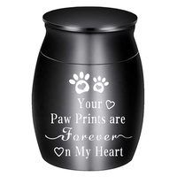 Urna para Mascotas en Oferta, Urna Funeraria de Metal para Cremación de Perros y Gatos, Recipiente Conmemorativo para Guardar Cenizas de Mascotas