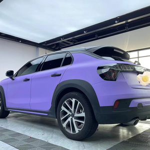 FANNA XG9027 1.52*18 mètres PET changement de couleur wrap voiture vinyle gros extinction série extinction lavande violet film d'emballage de voiture - Product Image 3