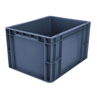 Boîtes de transport logistique en plastique pour pièces automobiles en vrac, idéales pour le stockage d'outils industriels, conformes aux normes européennes, en promotion