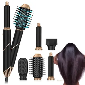 6 Trong 1 Công Suất Cao Có Thể Gập Lại Không Khí Nóng Tóc Styler Máy Sấy Ionic Beauty Salon Flexstyle Máy Sấy Tóc Bàn Chải