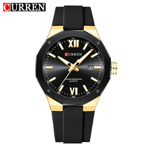 นาฬิกาข้อมือแฟชั่นผู้ชาย รุ่น 8465 CURREN นาฬิกากันน้ำพร้อมไฟกลางคืน นาฬิกาควอตซ์สำหรับผู้ชาย นาฬิกาสปอร์ตและลำลอง ตัวเรือนโลหะผสม - Product Image 5