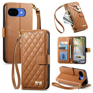 Étui portefeuille de luxe en cuir avec fermeture éclair et emplacements pour cartes, pochette pour téléphone <span class=keywords><strong>Google</strong></span> Pixel 10A/<span class=keywords><strong>10</strong></span> Pro/<span class=keywords><strong>10</strong></span> Pro XL/9A, couverture pour cartes de crédit - Product Image 2