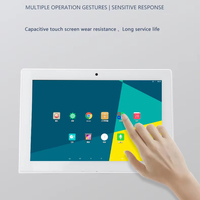 Nueva Tablet PC Android de 8 Pulgadas con Pantalla Táctil en Forma de L, Rockchip Quad Core 1.8GHz, 2GB 16GB, POE, NFC, WiFi, RJ45, 4G, para Restaurantes, POS, ROHS, 3 Años de Garantía