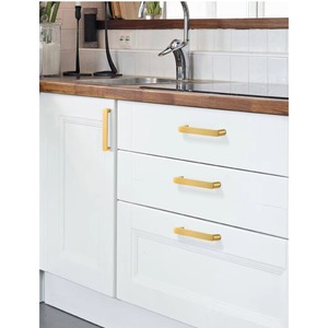Poignées <span class=keywords><strong>de</strong></span> tiroir en laiton massif pour meubles <span class=keywords><strong>de</strong></span> cuisine, style intérieur traditionnel et luxe minimaliste, fournies directement par l'usine d'origine. - Product Image 4