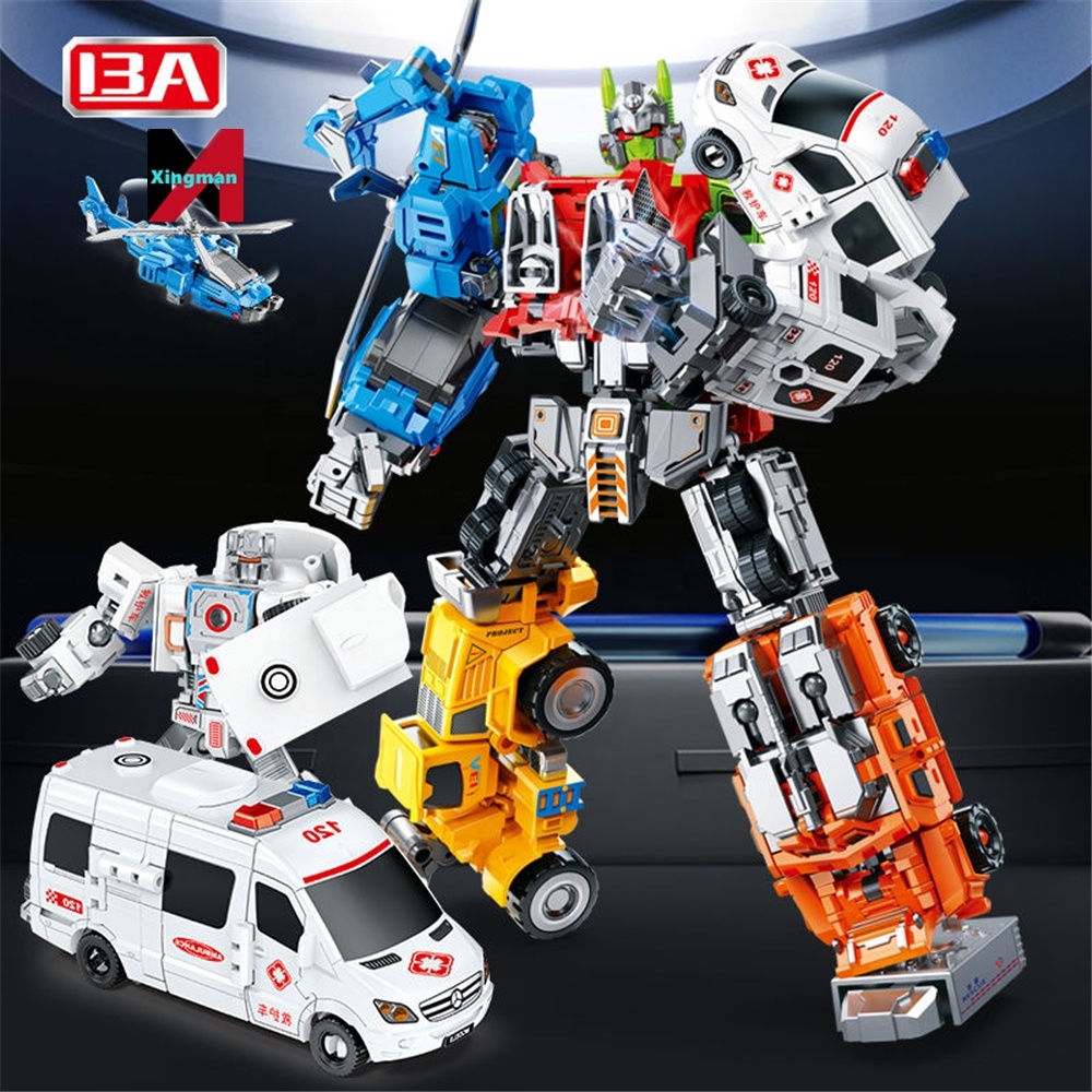 Xingbianzhanshen 6 IN 1 Defensor 24CM Transformation Figure