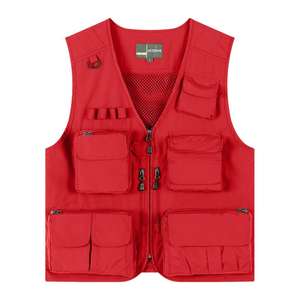 سترة أدوات مخصصة عالية الجودة مع شعار مطبوع وجيوب متعددة للمراسلين والمخرجين والتصوير والصيد - Product Image 3