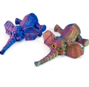 High Quality 3d Printed <b>Elephants</b> Diy <b>Decorative</b> Ornaments for Kids Gifts Plastic Rods 3d Toys - Product Image 4