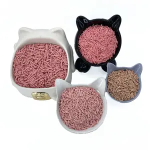 1-3.5mm Clumping Cat Litter Bola Forma Fábrica Cat Litter Bentonite Al Por Mayor Bentonite e tofu