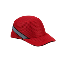Casco ligero de protección de seguridad personalizado, gorras de béisbol ajustadas, función de modelo de lugar de impacto, gorras de construcción lateral