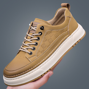 Dropshipping 2026 New Men's Thick-Soled Sneakers High Quality Mesh <b>Lace</b>-Up Closure Anti-Slip Casual Fashion Spring Summer Autumn - Product Image 4