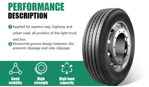 ยางรถบรรทุกขนาดเล็กแบบไม่มียางใน HAWKWAY รุ่น HK867 ขนาด 215/75R17.5 225/70R19.5 215/75R19.5 245/70R19.5 255/70R22.5 215/75R17.5 225/70R19.5 215/7 - Product Image 3
