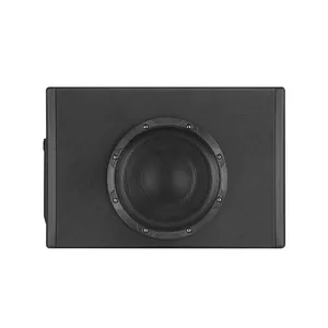 Système audio de voiture 500W 10 pouces Compact Powered Sub Woofer Power Ported Box Active Subwoofer avec amplificateur