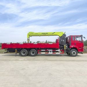 Grúa Montada en Camión Zoomlion de 14 Toneladas con Pluma de 5 Secciones, Camión de Transporte y Elevación Shacman Delong 6x4 con Doble Eje Trasero, Motor Weichai de 270HP - Product Image 6