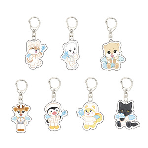 Porte-clés et pendentif de sac Spot Nexz Winter Cartoon en acrylique avec impression UV, accessoires de mode et souvenirs, motif étoile - Product Image 1