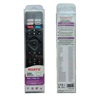Control Remoto Universal de Repuesto HUAYU RM-L1880 V2 para Televisores Philips de 32, 50, 55, 65 y 75 Pulgadas, Smart TV 4K LED LCD