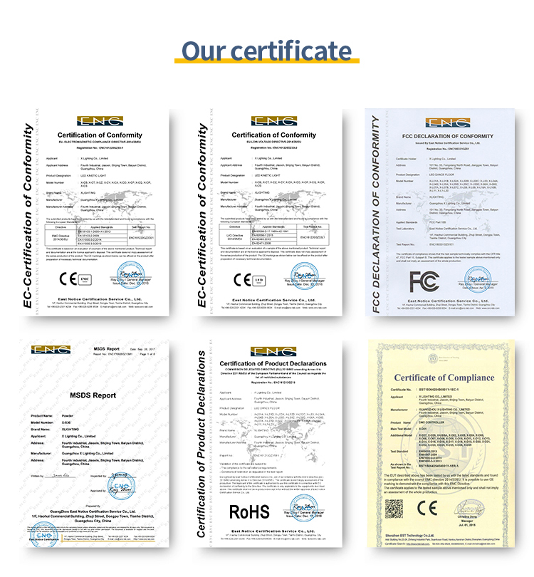 P25 225 Pixel RGB led dance floor for events rental