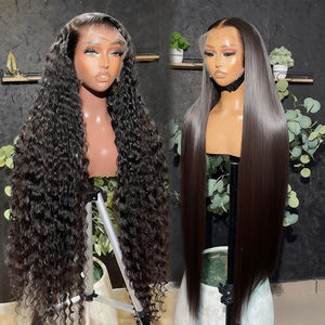 วิกผมลูกไม้ด้านหน้าขนาด 50 นิ้ว ผมแท้จากกัมพูชาและเวียดนาม วิกผมธรรมชาติสำหรับร้านเสริม<span class=keywords><strong>สวย</strong></span> แบรนด์ส่วนตัว วิกผมสั่งทำพิเศษ - Product Image 3