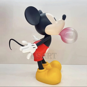 High-End Mickey &amp; <strong>Minnie</strong> <strong>Mouse</strong> Sculpture Blowing Bubbles Cartoon <strong>Top</strong> Tabletop Furniture Fiberglass and Resin Home Decor - Product Image 3