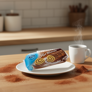 G.250X11 Rollo de Chocolate Congelado MIDI CACAO Postre con Relleno de Cacao 250g en Bolsa CASALINI SRL - Product Image 3