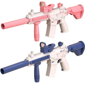 <span class=keywords><strong>Pistolet</strong></span> à eau électrique M416 pour enfants avec éclairage, tir continu à haute vitesse, jouet de tir à l'eau automatique pour l'été en plein air, pour adultes - Product Image 1