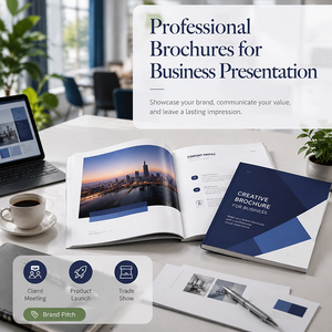 Service d'impression de brochures et de livres personnalisés en couleur sur papier offset avec formats sur mesure, reliure à spirale et plastification - Product Image 3