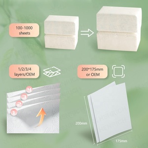 <span class=keywords><strong>Mouchoirs</strong></span> en papier doux 2 3 plis absorbants Boîte pour la maison, le bureau, les voyages Utilisation écologique Matériel confortable Nettoyage quotidien - Product Image 2