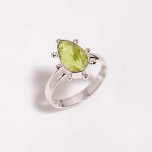 <b>Girls</b> Fashion 925 Sterling Silver Natural arizona Turquoise Gemstone <b>Ring</b> Custom 925 Silver Jewelry Exporter - Product Image 2