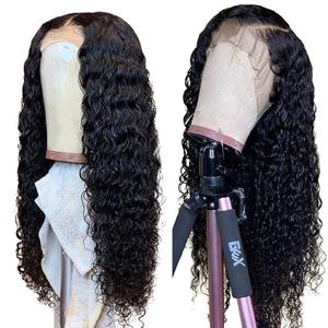 Perruque Lace Front Wig mongole naturelle, <span class=keywords><strong>cheveux</strong></span> humains crépus bouclés, 13x4, avec Baby Hair, densité de 150, pour femmes noires - Product Image 3