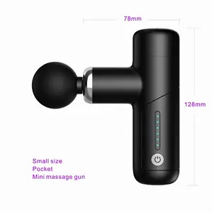 2024 โรงงานที่กําหนดเองแบบพกพาเครื่องกระทบกระเป๋าขนาดเล็กไร้สายมินินวดปืนมืออาชีพใหม่ Fascial กล้ามเนื้อนวดปืน - Product Image 4