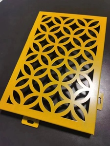 Panneaux décoratifs muraux en acier ignifuge avec placage 3D sculpté au design moderne pour façade et mur rideau intérieur - Product Image 2
