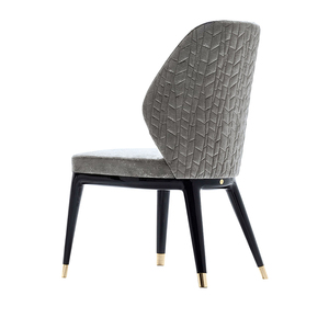 <span class=keywords><strong>Sedie</strong></span> da Pranzo in Pelle di Alta Qualità <span class=keywords><strong>con</strong></span> Gambe Dorate, Arredamento di Lusso Premium, <span class=keywords><strong>Sedie</strong></span> da Pranzo Moderne Italiane - Product Image 5