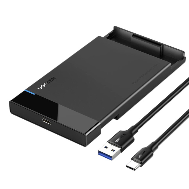 UGREEN 2.5" Hard Drive Enclosure USB C 3.1 Gen 2 To SATA III 6Gbps For SSD HDD 9.5 7mm External Hard Drive Disk Case With UASP