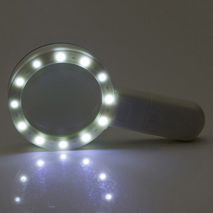 6814 13X Portable Acrylic <b>Desktop</b> <b>Stand</b> Magnifier Loupe Magnifying Glass - Product Image 3