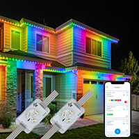 Fuente de Luz Puntual LED Gouly de Control Inteligente para Aleros Exteriores IP68 a Prueba de Agua DC48V con Canal de Aluminio