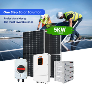 Chi phí-hiệu quả 5KW lai năng lượng mặt trời hệ thống năng lượng mặt trời nhà năng lượng mặt trời tấm MPPT điều khiển so sánh giá truyền thống năng lượng mặt trời hệ thống - Product Image 1
