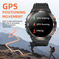 Reloj inteligente 2024 CRG24 1,43 "Amoled Smart Wear deportes al aire libre impermeable Led linterna Smartwatch Gps Geomagnetismo presión de aire