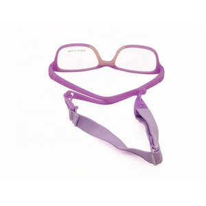 High Classic TR90 Gafas cuadradas graduadas para niños Templo flexible sin bisagra Almohadilla de silicona colorida para la nariz Marcos elásticos para anteojos - Product Image 3