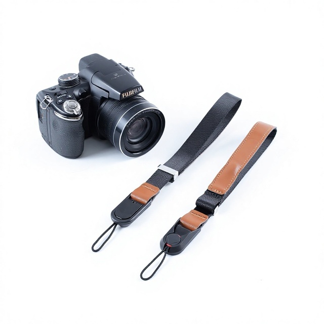 Black Magnetic Nylon Ultra-Fiber Leather Wrist Strap DSLR Camera Quick Release Mirrorless Digital Camera Adjustable Neutral