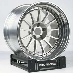 Ruedas Bku de 2 piezas forjadas para <span class=keywords><strong>Porsche</strong></span> <span class=keywords><strong>911</strong></span> 997 991 992 GT3 RS <span class=keywords><strong>GTS</strong></span> 18 19 20 21 pulgadas llantas Center Lock Racing aleación 5x130 ruedas - Product Image 2