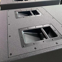 Subwoofer de Refuerzo de Sonido de Formato Grande con Woofer Único de 18 Pulgadas y Larga Excursión Apilado en el Suelo