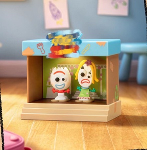 Lot de 6 figurines miniatures de dessins animés 100 % originales, série 5, scènes de films classiques, boîte mystère, ornement de bureau, cadeau pour enfants - Product Image 3