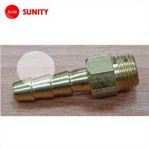 อะไหล่เครื่องยนต์เรือยนต์นอกเรือ TAIWAN SUNITY คุณภาพเชื่อถือได้ ข้อต่อตัวผู้ขนาด 1/8 นิ้ว NPT พร้อมข้อต่อแบบมีหนามขนาด 1/4 นิ้ว รุ่น M-11023 - Product Image 1